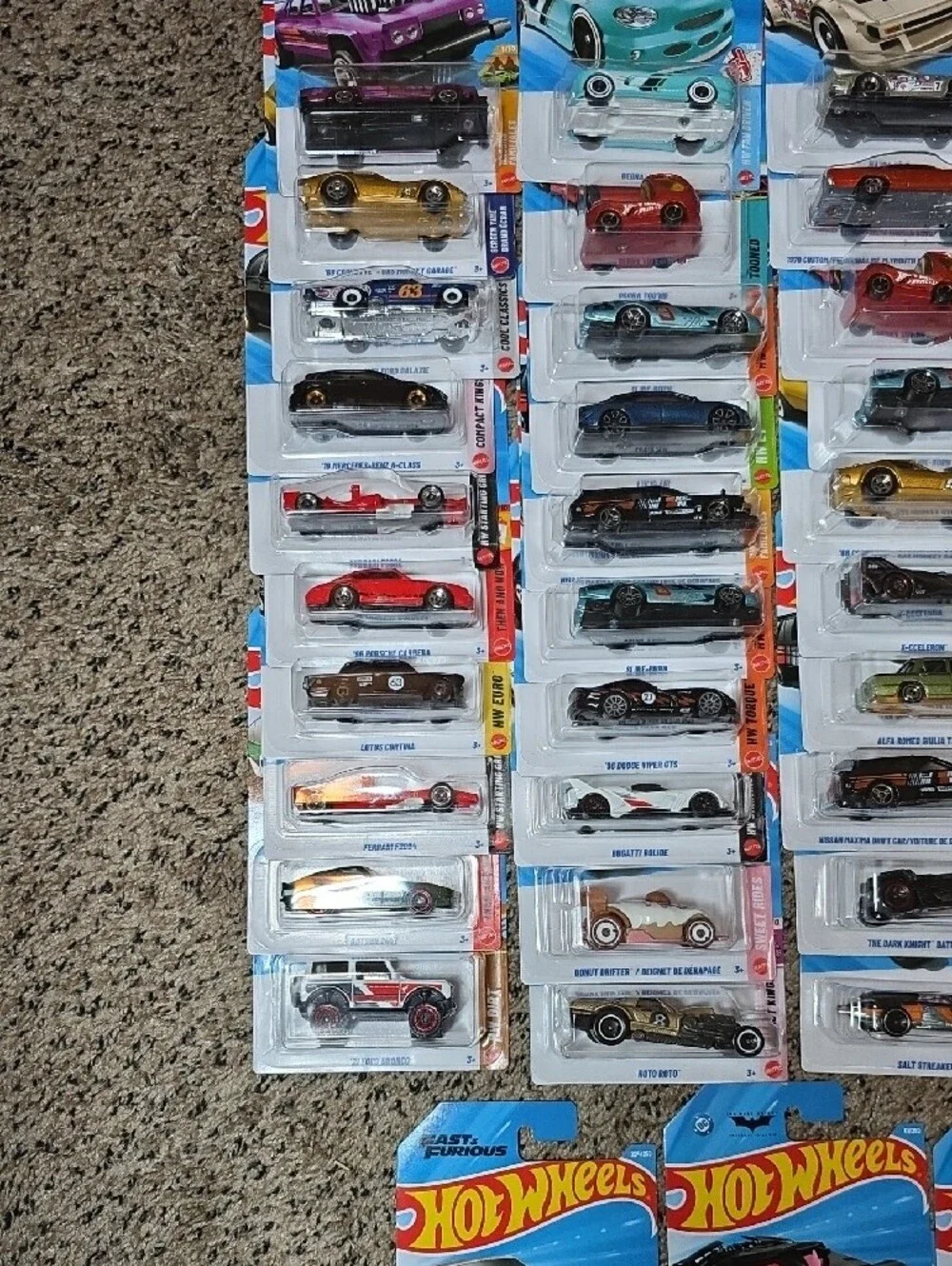 72 Car Lot Of 2026 Hot Wheels Including Model A Super Treasure Hunt